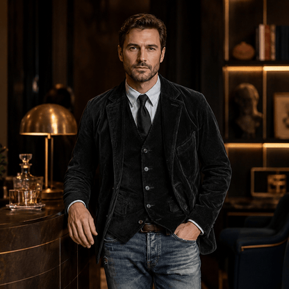ADOLFO™ | VINTAGE JACKET AND VEST