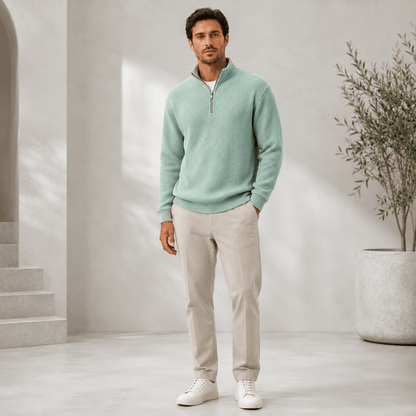 Zip | Essential Quarter-Zip Knit