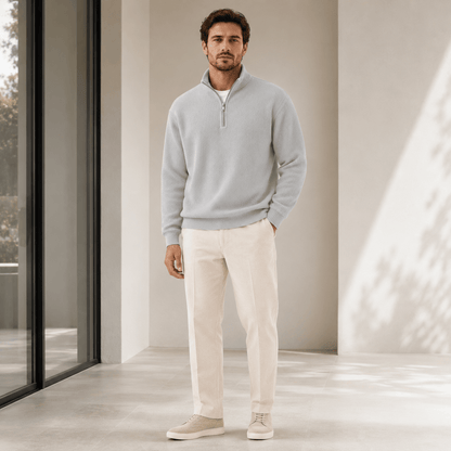 Zip | Essential Quarter-Zip Knit