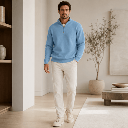 Zip | Essential Quarter-Zip Knit