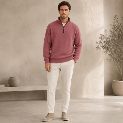 Zip | Essential Quarter-Zip Knit
