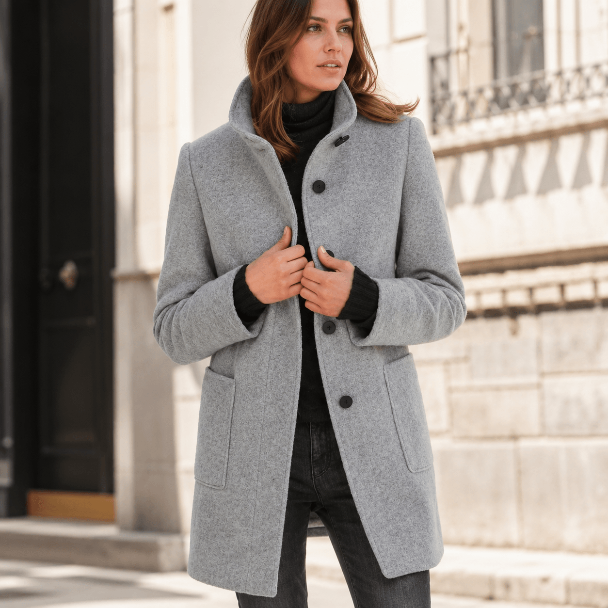 Zimfira - Long-Sleeve Windbreaker Coat