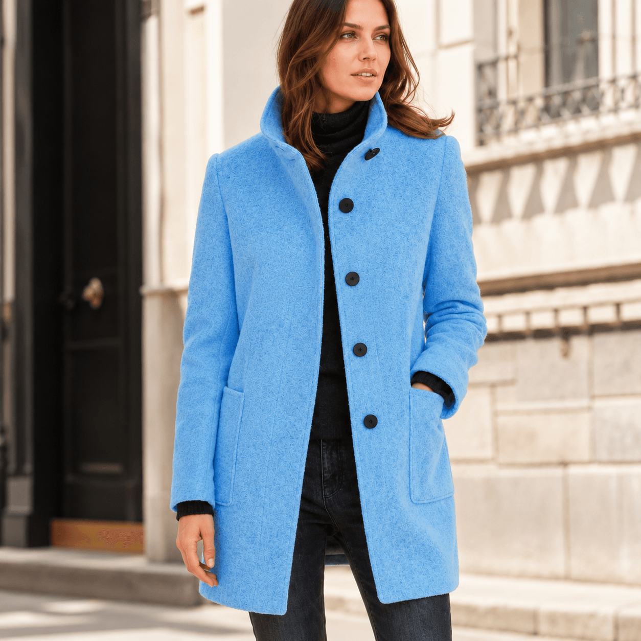 Zimfira - Long-Sleeve Windbreaker Coat