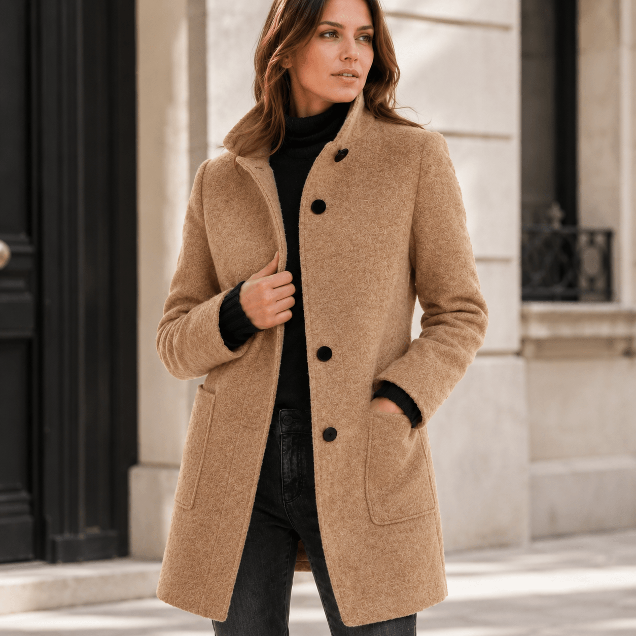 Zimfira - Long-Sleeve Windbreaker Coat