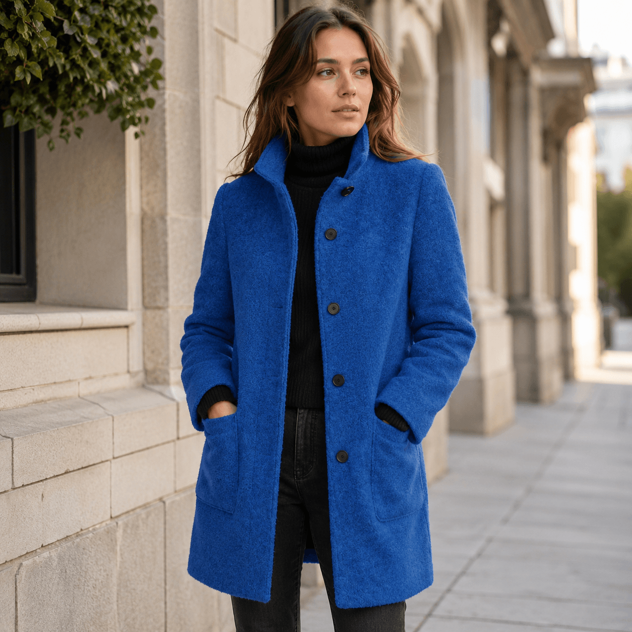 Zimfira - Long-Sleeve Windbreaker Coat