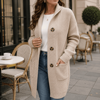 Mareena - Elegant Long Cardigan