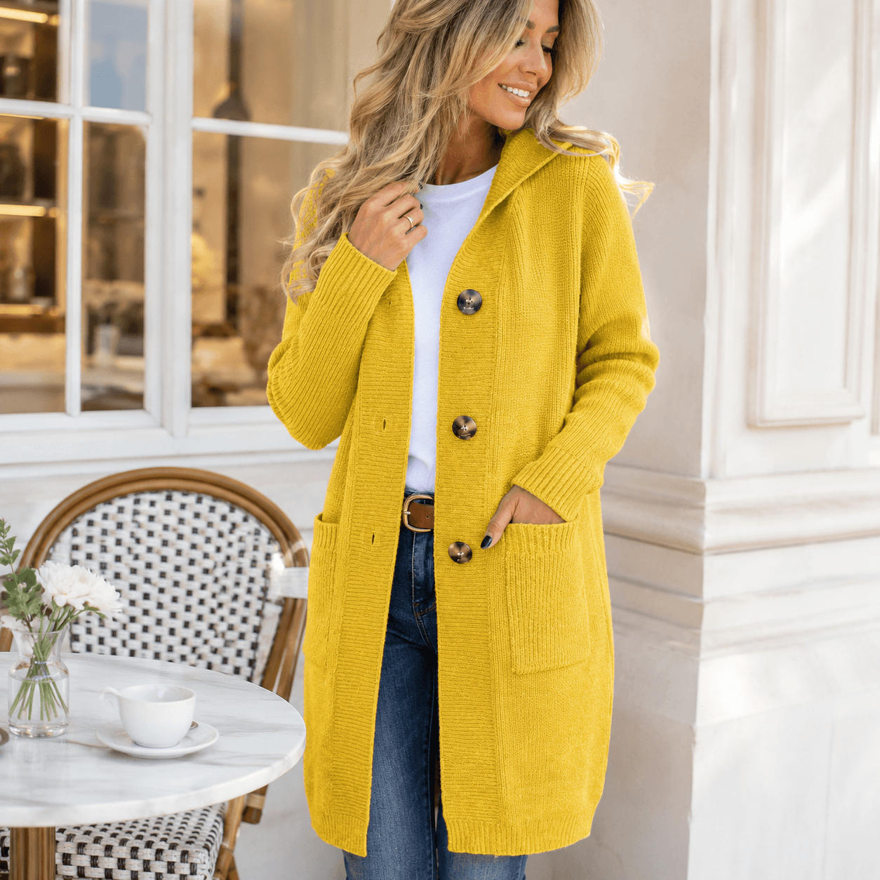 Mareena - Elegant Long Cardigan