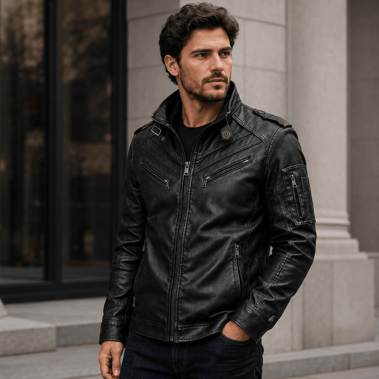 Lumian | Formal Leather Jacket for Men