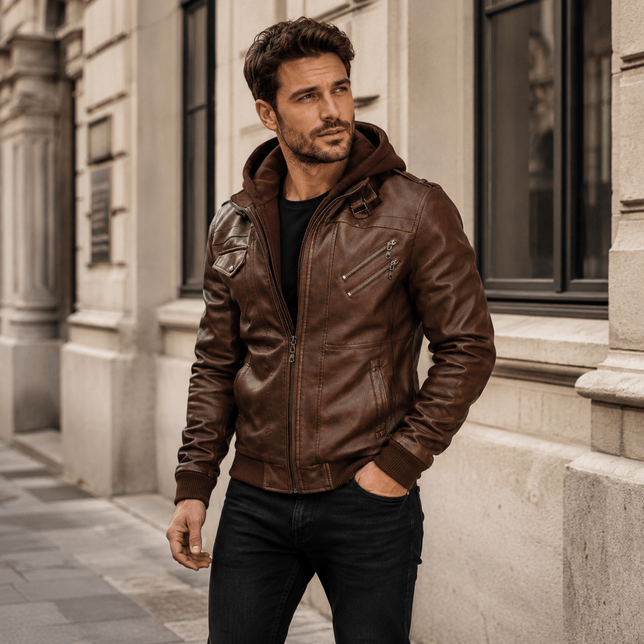 Olisa | Heritage Leather Jacket
