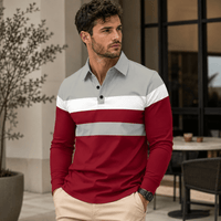 Light Gray with Red