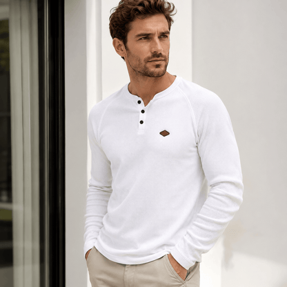 Leonar | Structured Elegant Henley for Men