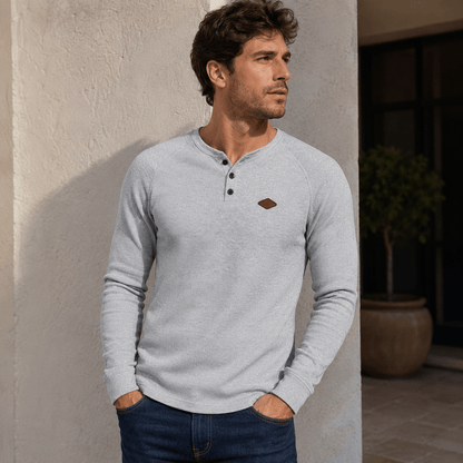 Leonar | Structured Elegant Henley for Men