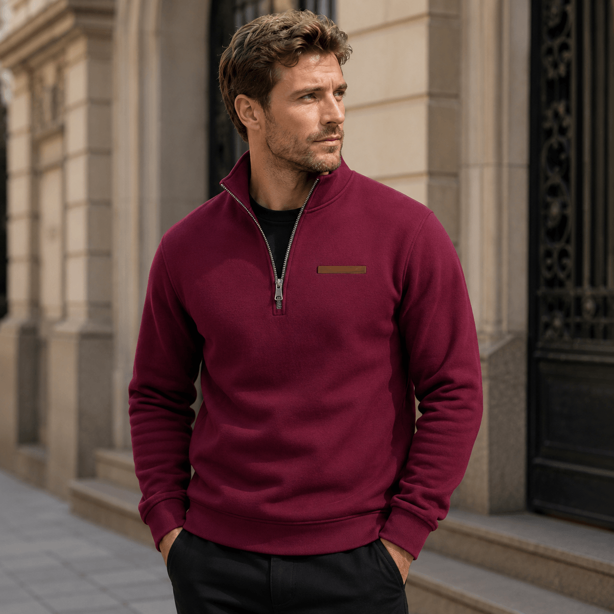Lorenza - Casual Fleece Sweatshirt for Men