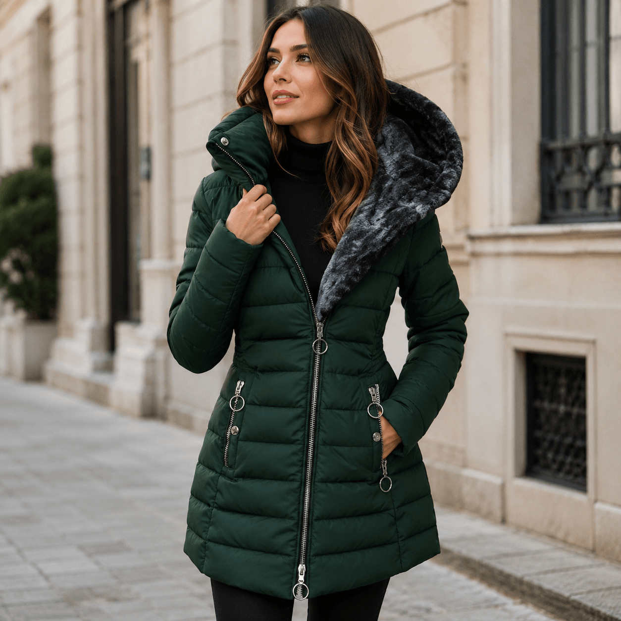 Kori™ | Hooded Quilted Winter Coat