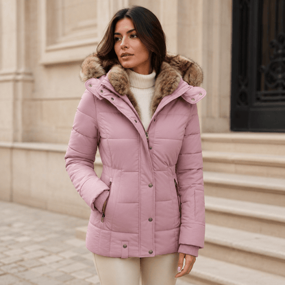 Aniek | Warm Winter Coat with Soft Fur Lining
