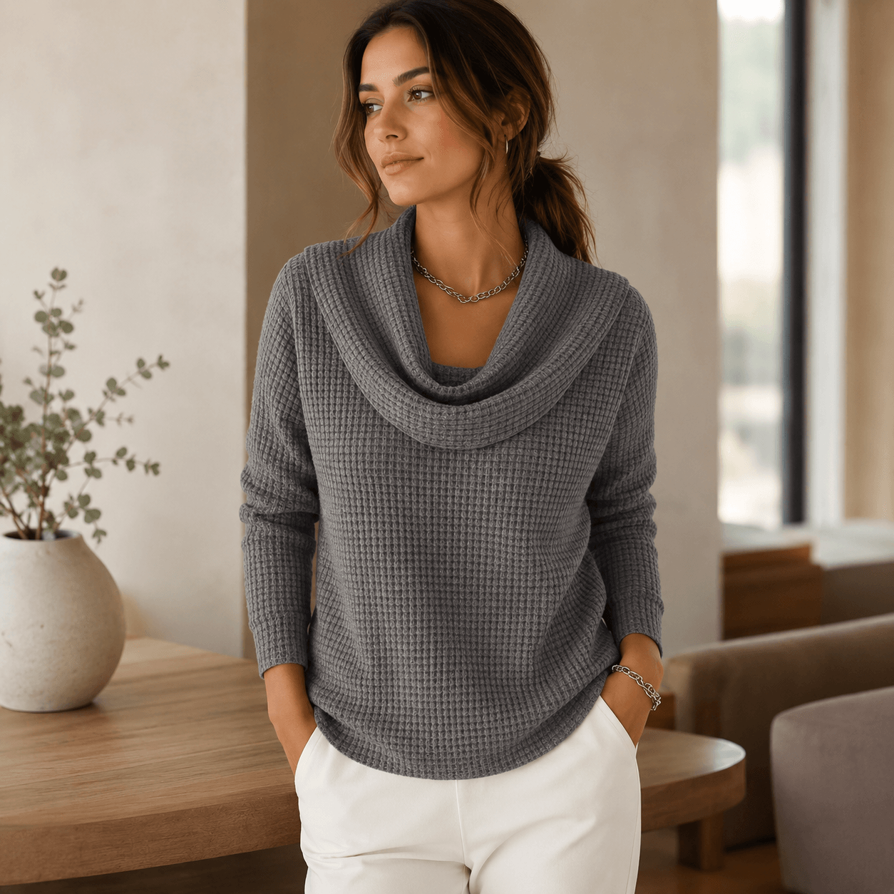 Amber™ – Warm Elegant Turtleneck Sweater