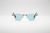 Transparent with Blue Lenses