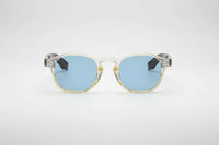Transparent/Turtle with Blue Lenses
