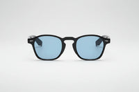Black with Blue Lenses