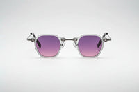 Transparent with Purple Lenses