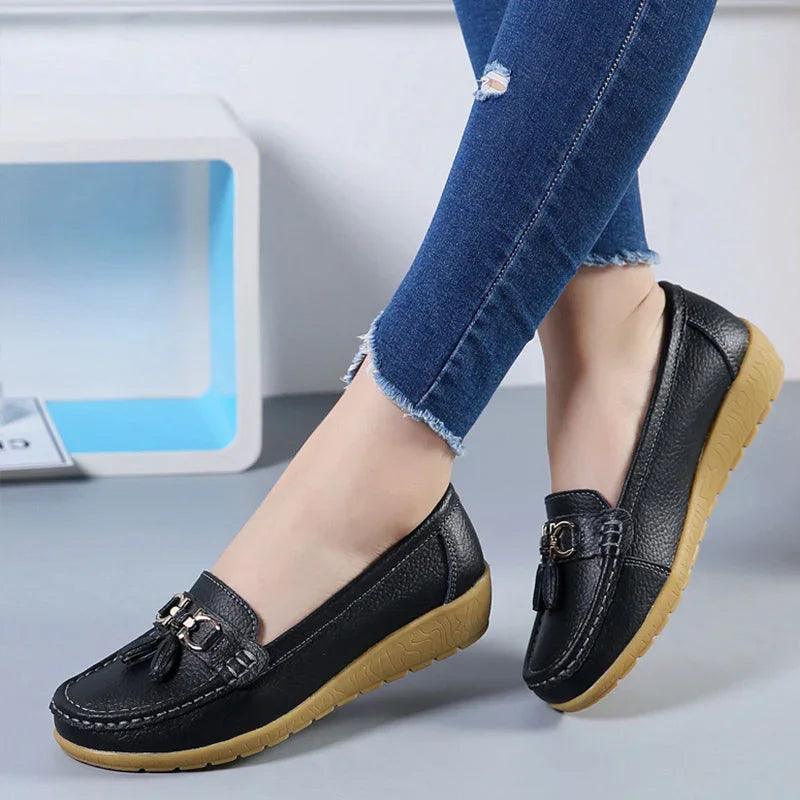 Soft Angel™ Leather Orthopedic Sneakers