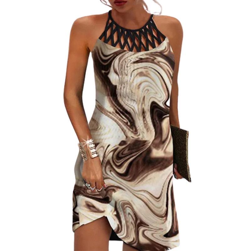 Tanzania™ - Printed Dress with Clasps