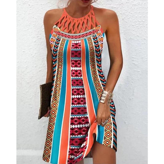 Tanzania™ - Printed Dress with Clasps