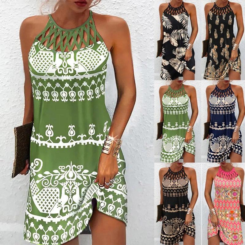 Tanzania™ - Printed Dress with Clasps
