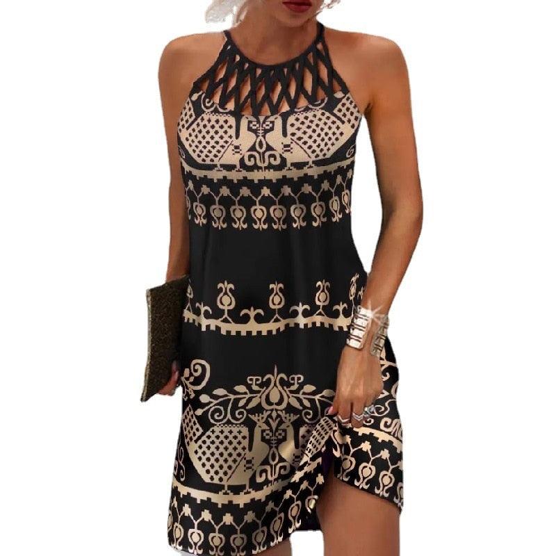 Tanzania™ - Printed Dress with Clasps