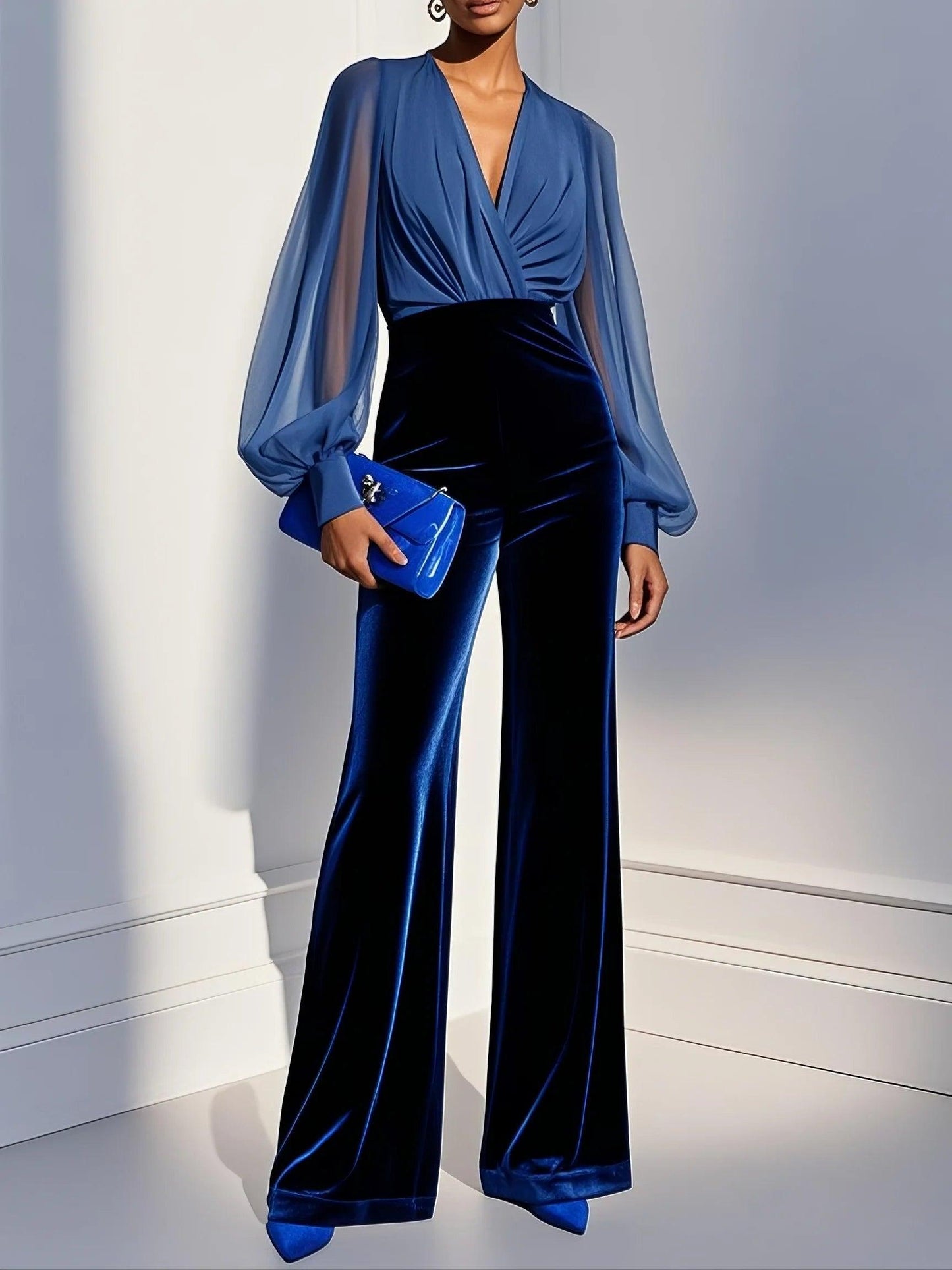 Maud™ | Elegant V-Neck Jumpsuit