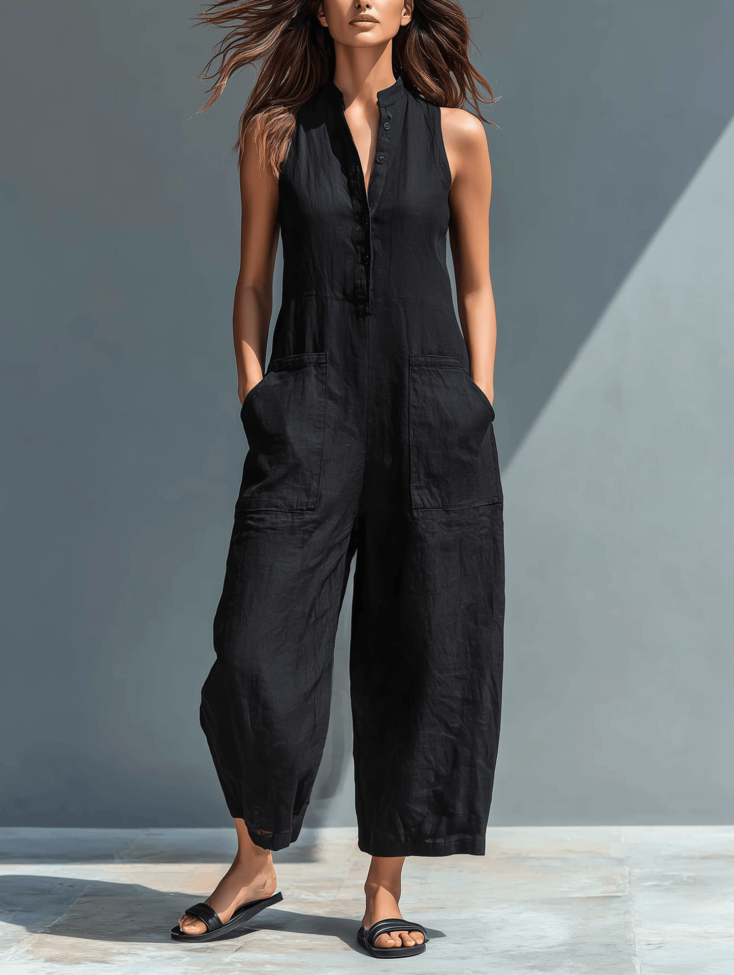 Lotte™ | Minimalist Sleeveless Jumpsuit