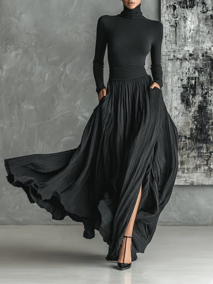 Eva™ | Elegant Set with Pleated Skirt