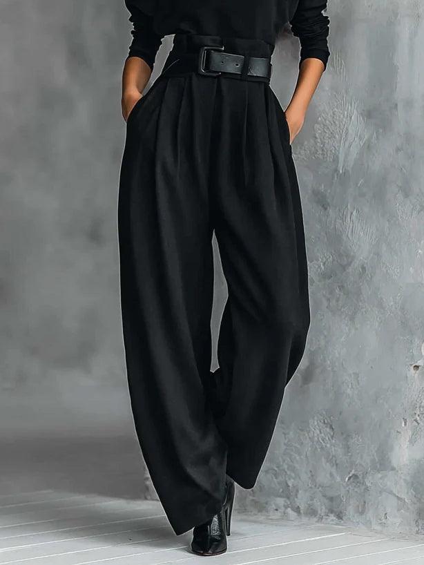 Lisa™ | Black 2-Piece Set with Belt