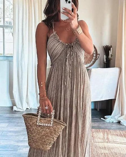 Judith™ - Sleeveless Pleated Dress