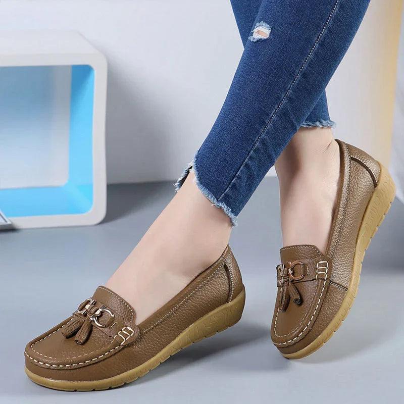 Soft Angel™ Leather Orthopedic Sneakers