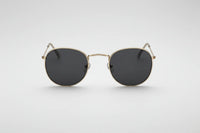Gold with Black Lenses