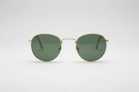 Gold with Green Lenses