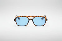 Leopard with Blue Lenses