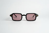 Black with Pink Lenses