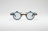 Blue/Turtle with Gray Lenses