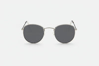Silver with Black Lenses
