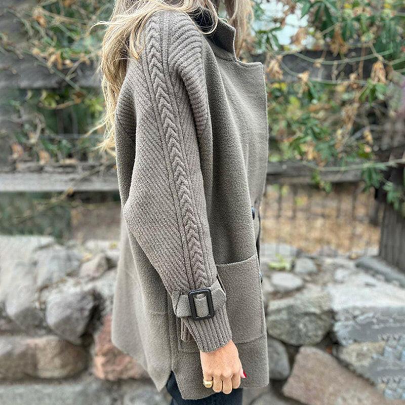 EMIRA™ | Mid-Length Double-Breasted Coat