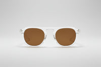 Transparent with Brown Lenses