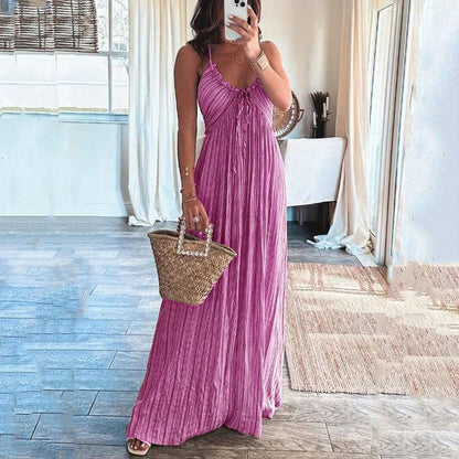 Judith™ - Sleeveless Pleated Dress
